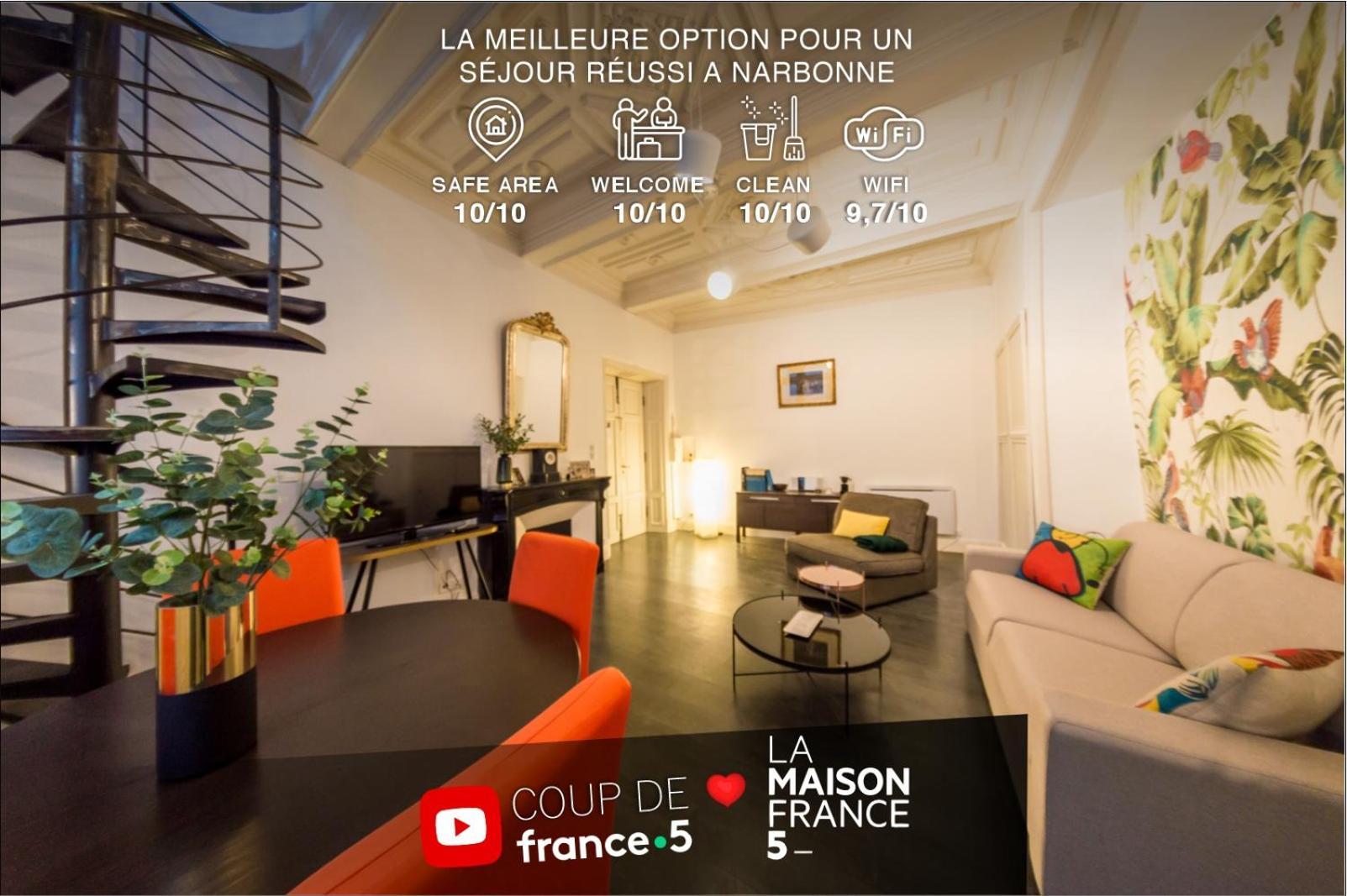 Retromirabeau - Chambre Suite & Appartements De Charme - Localisation Premium 纳博讷 外观 照片